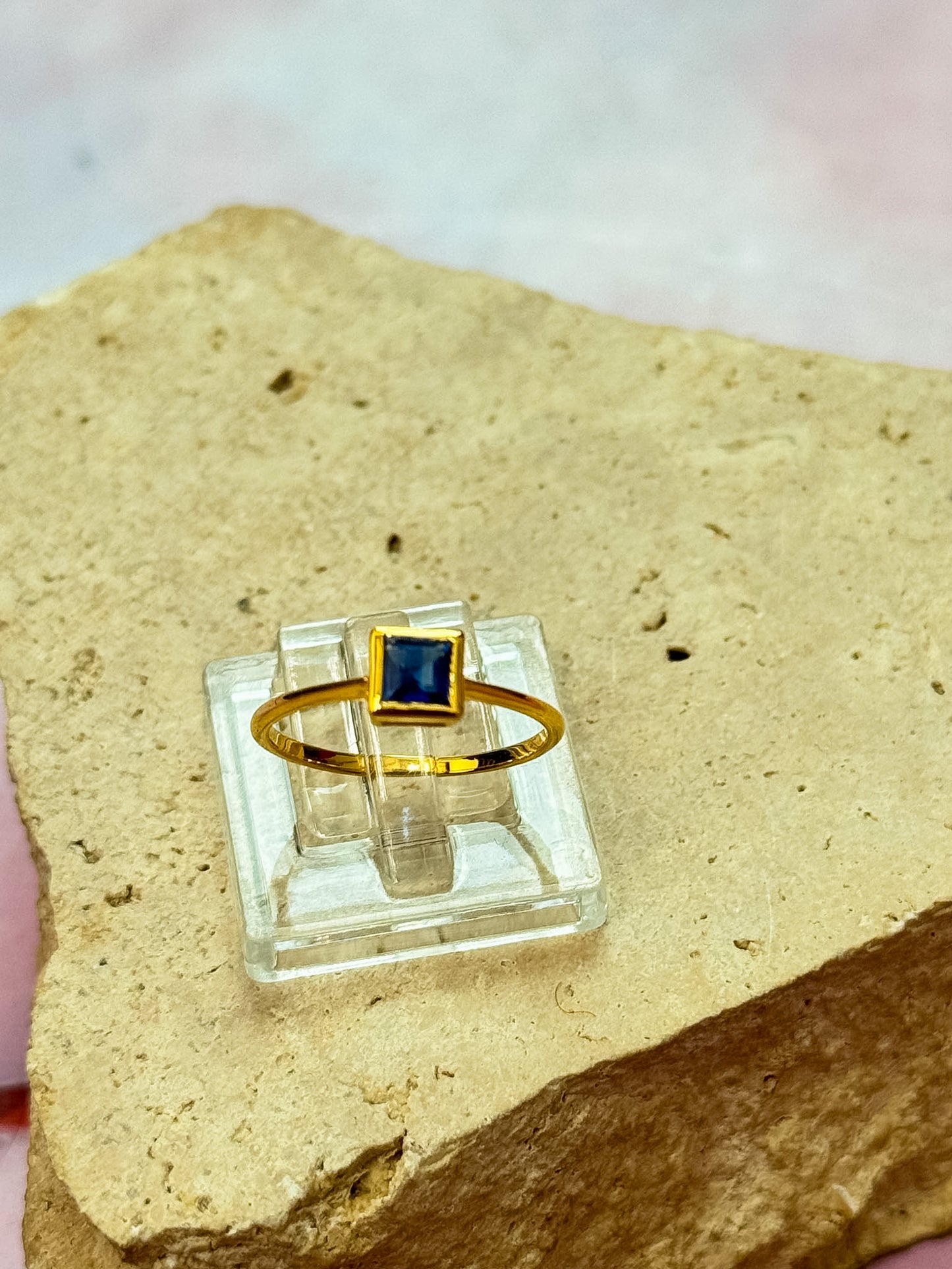18K Gold Vermeil Dainty Rings