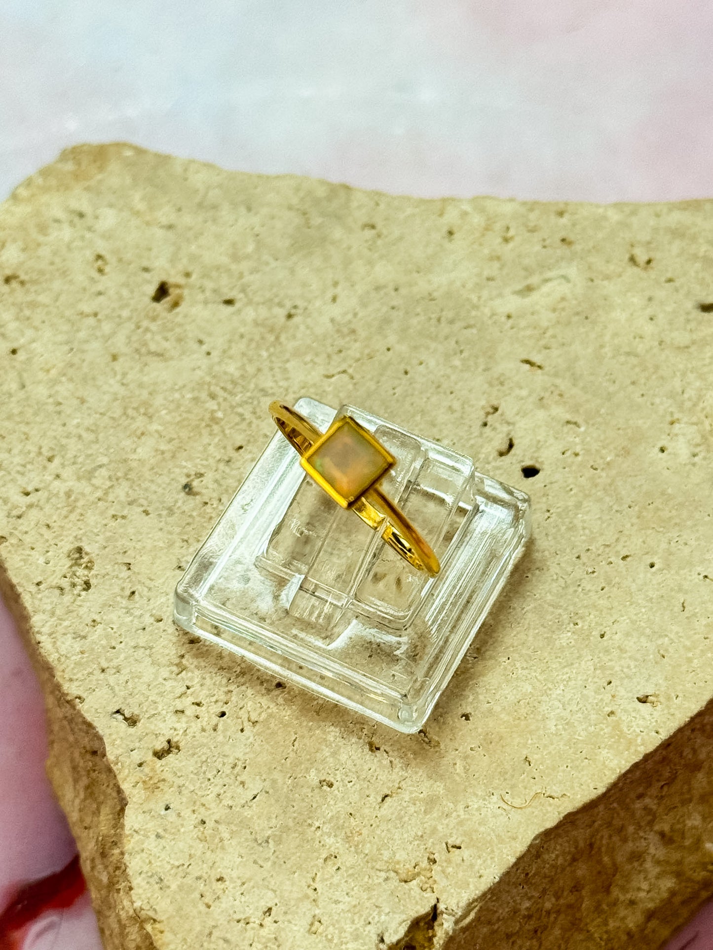 18K Gold Vermeil Dainty Rings