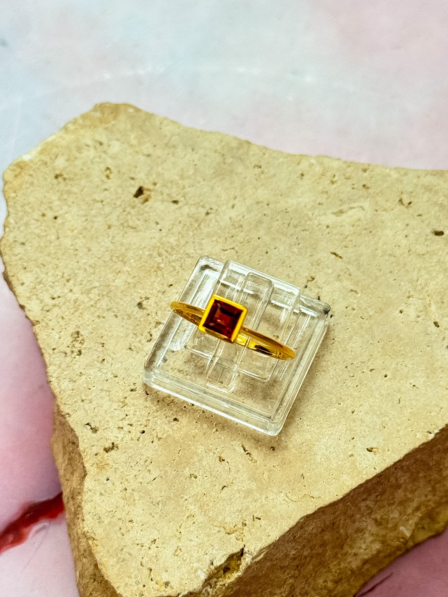 18K Gold Vermeil Dainty Rings