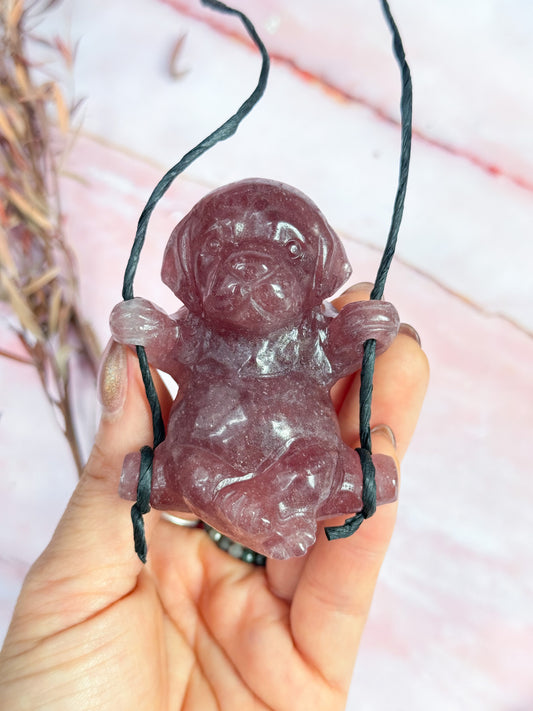 Swinging Dog Carvings