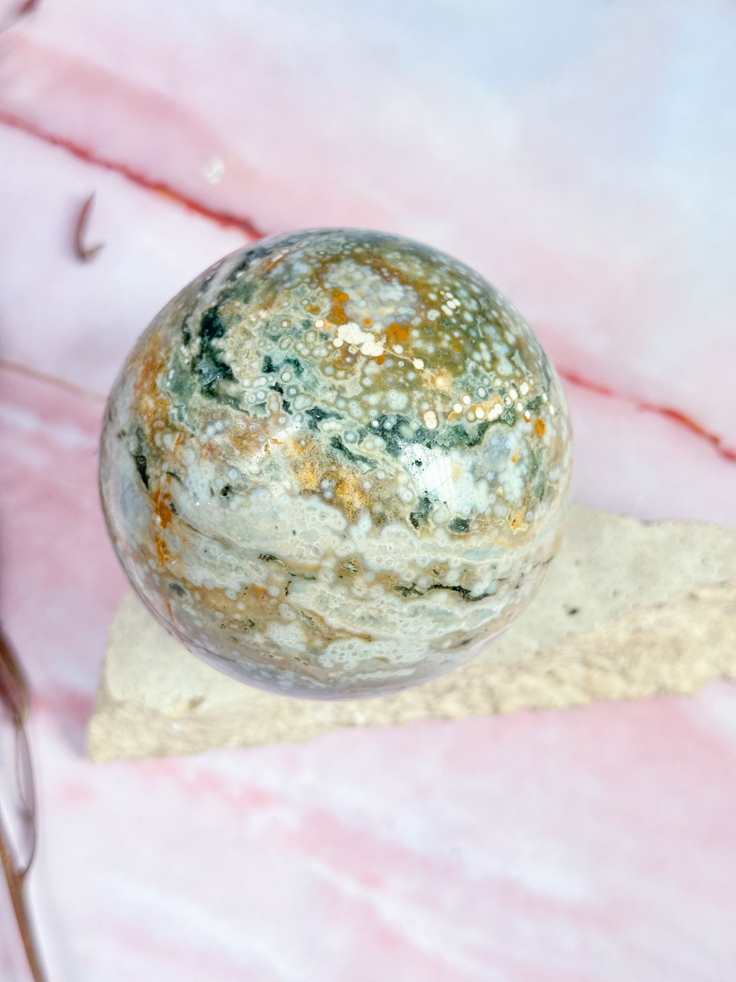 Ocean Jasper Sphere