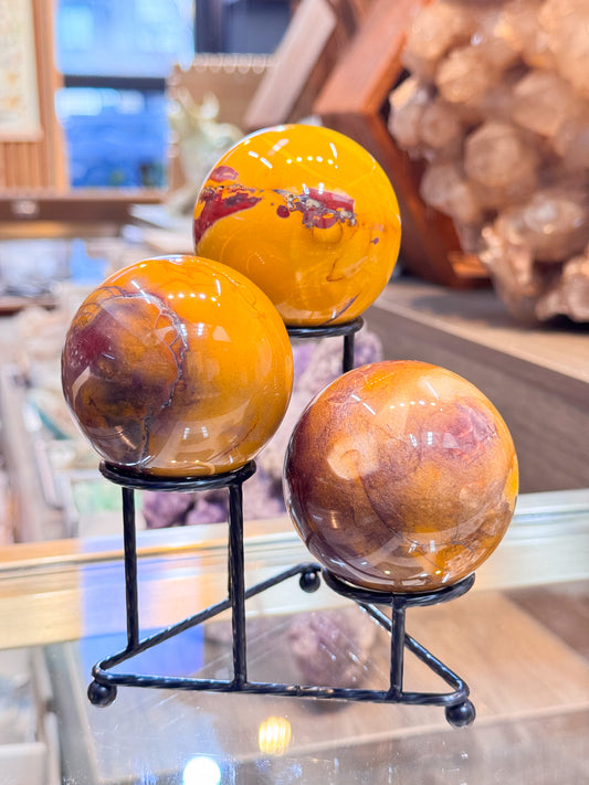 Three Sphere Holders