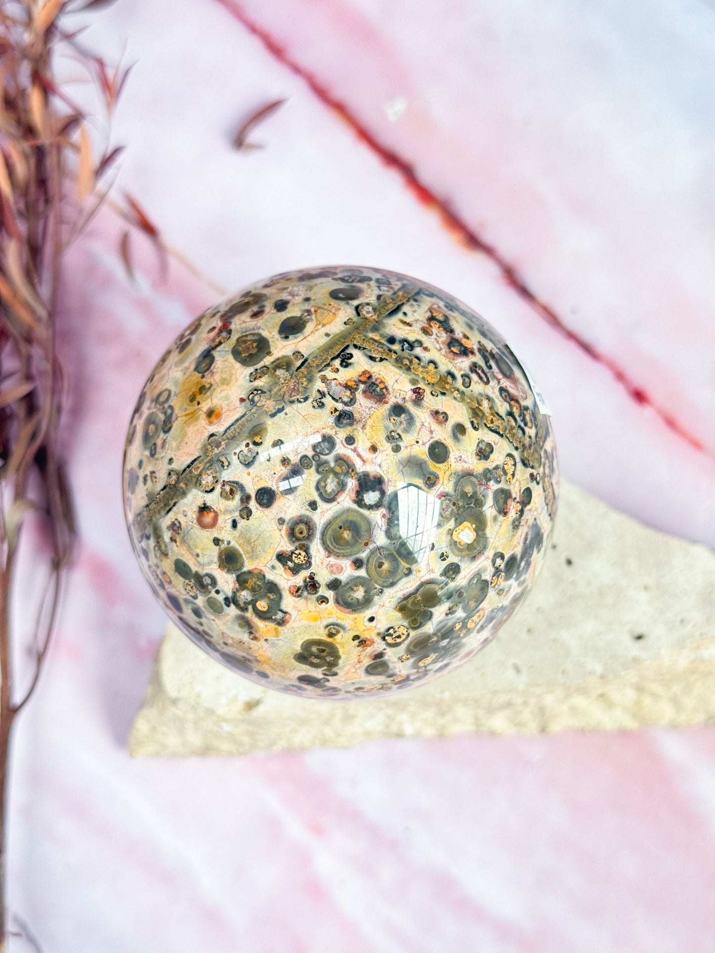 Leopard/Snake Skin Jasper Sphere