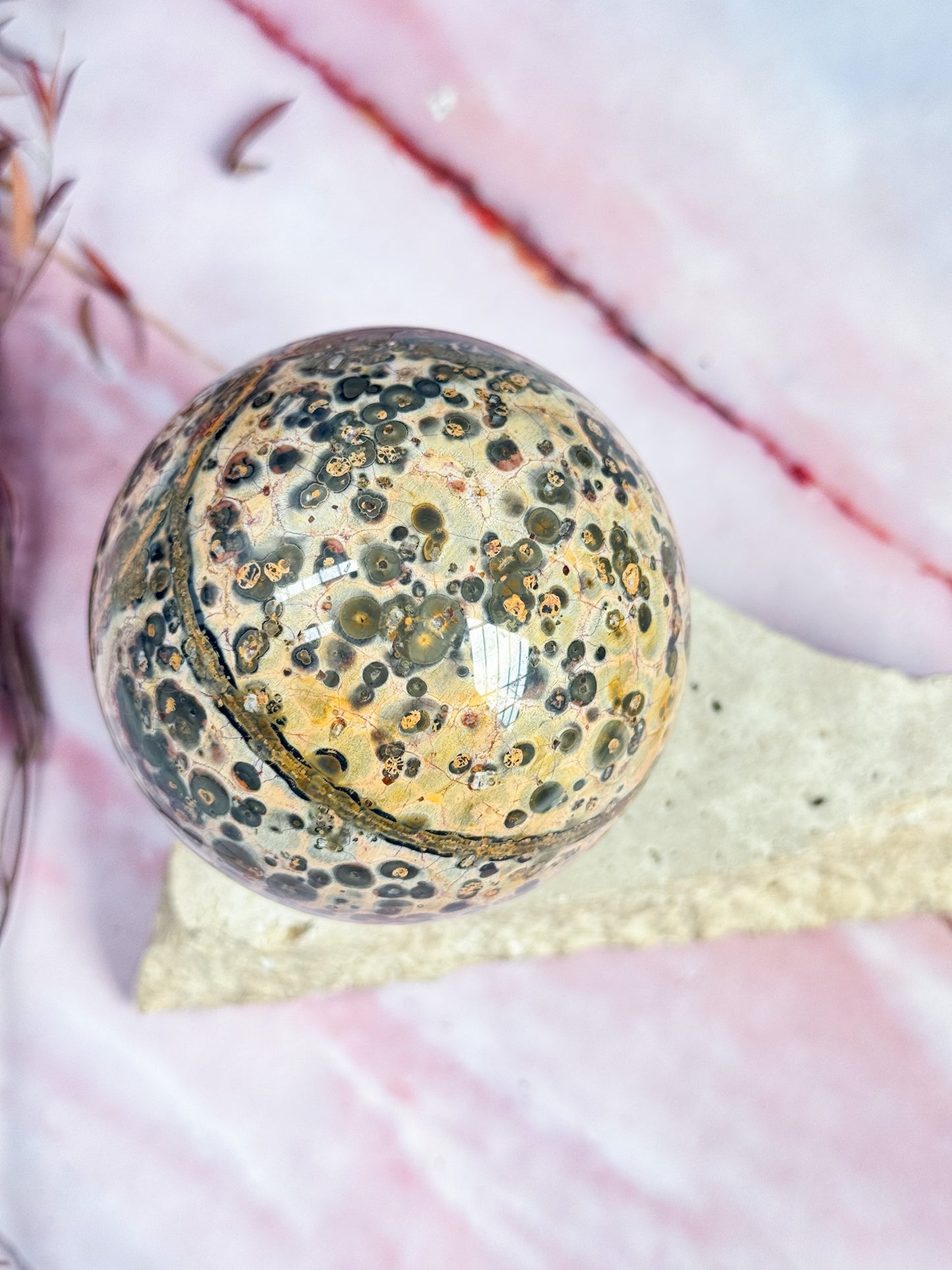 Leopard/Snake Skin Jasper Sphere