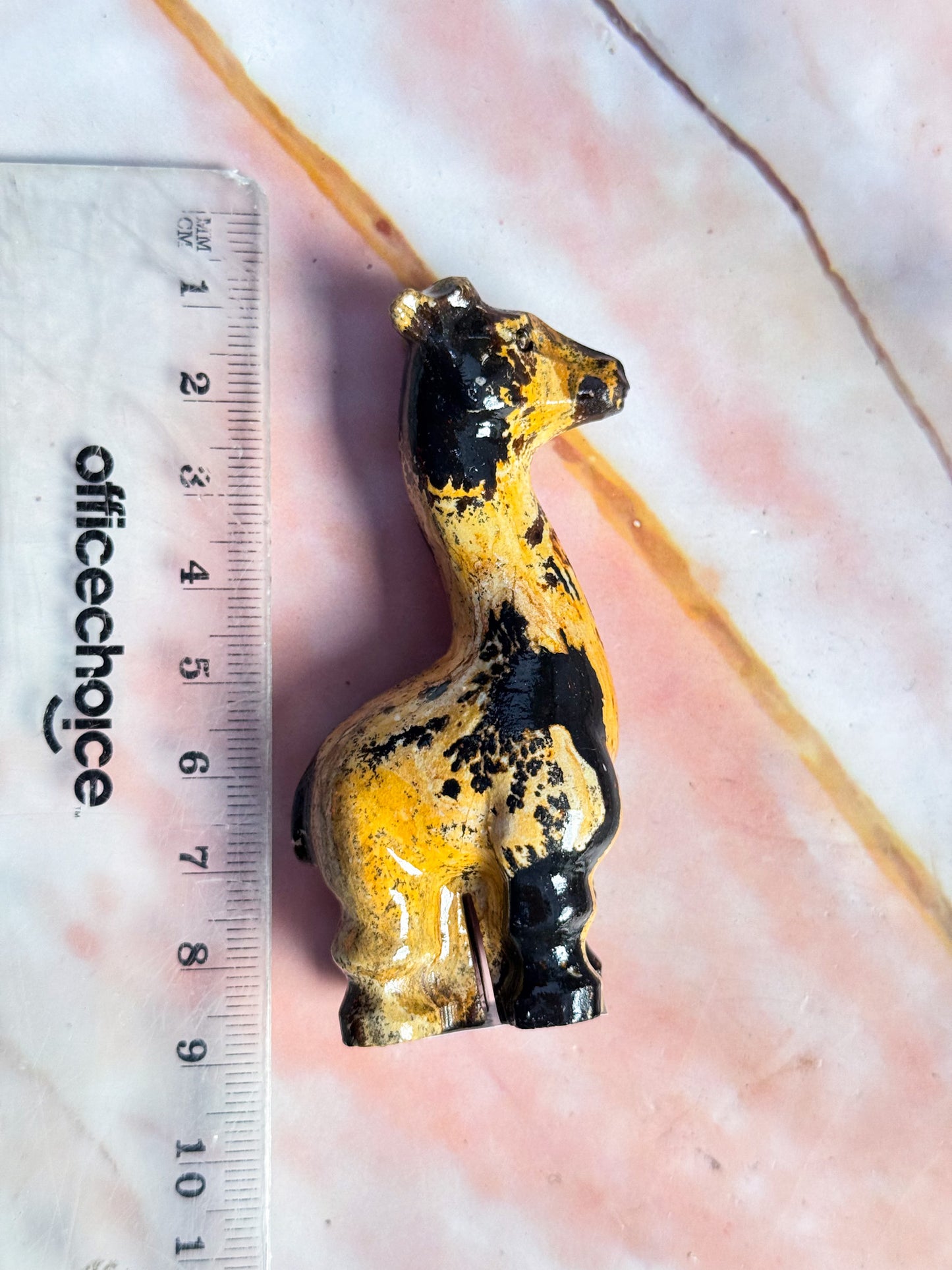 Picture Stone Giraffe Carvings