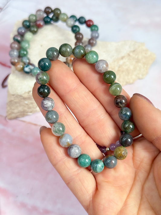 Moss Agate Bracelets