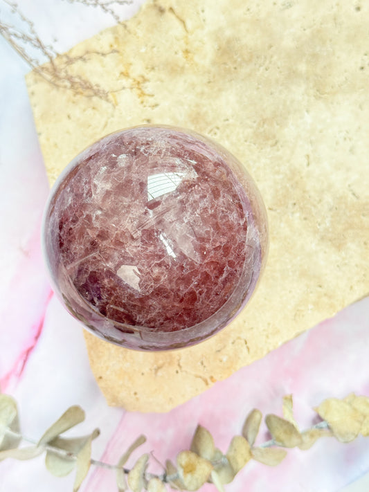 Strawberry Quartz Sphere