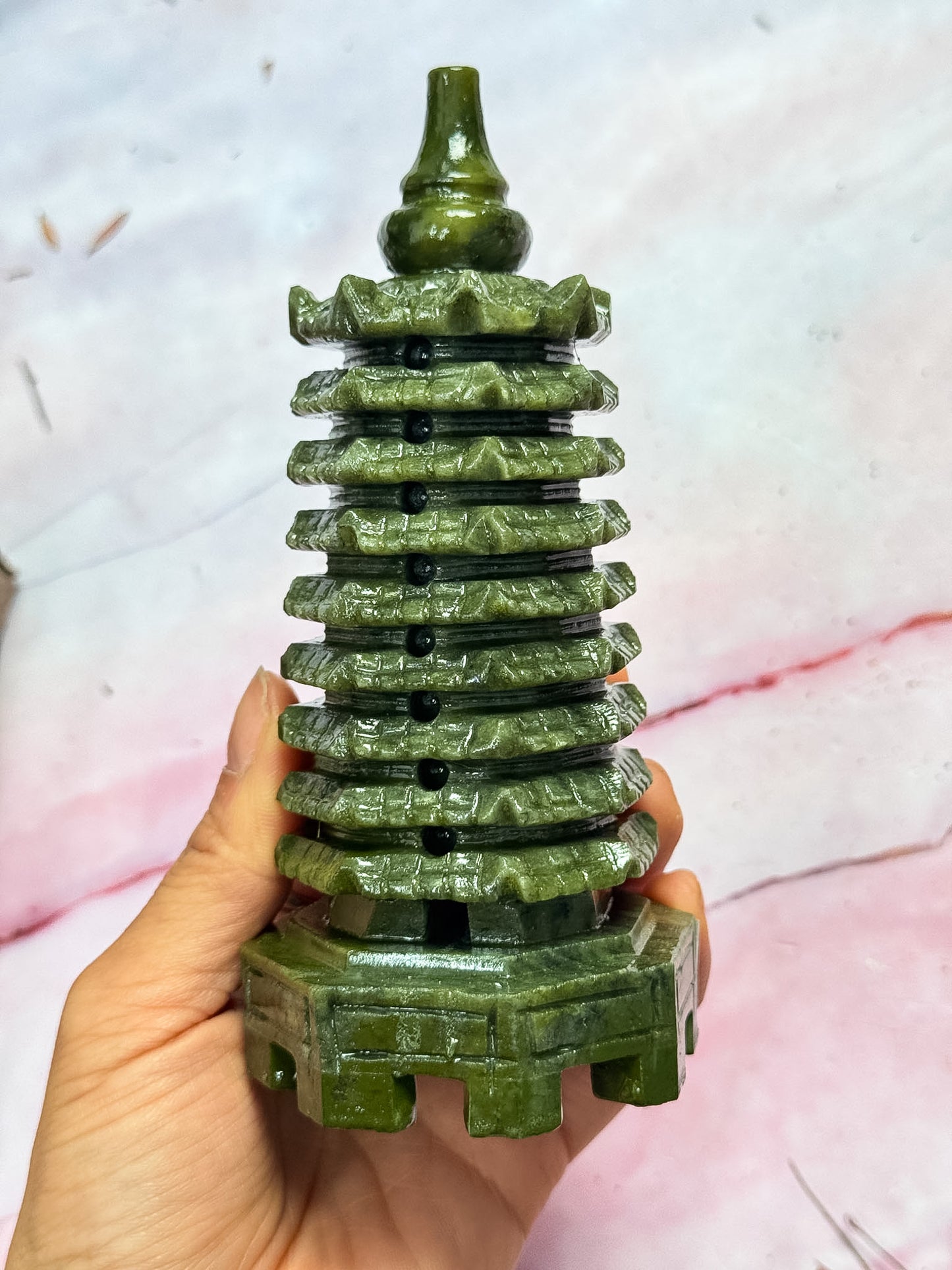 Serpentine Pagoda Carvings