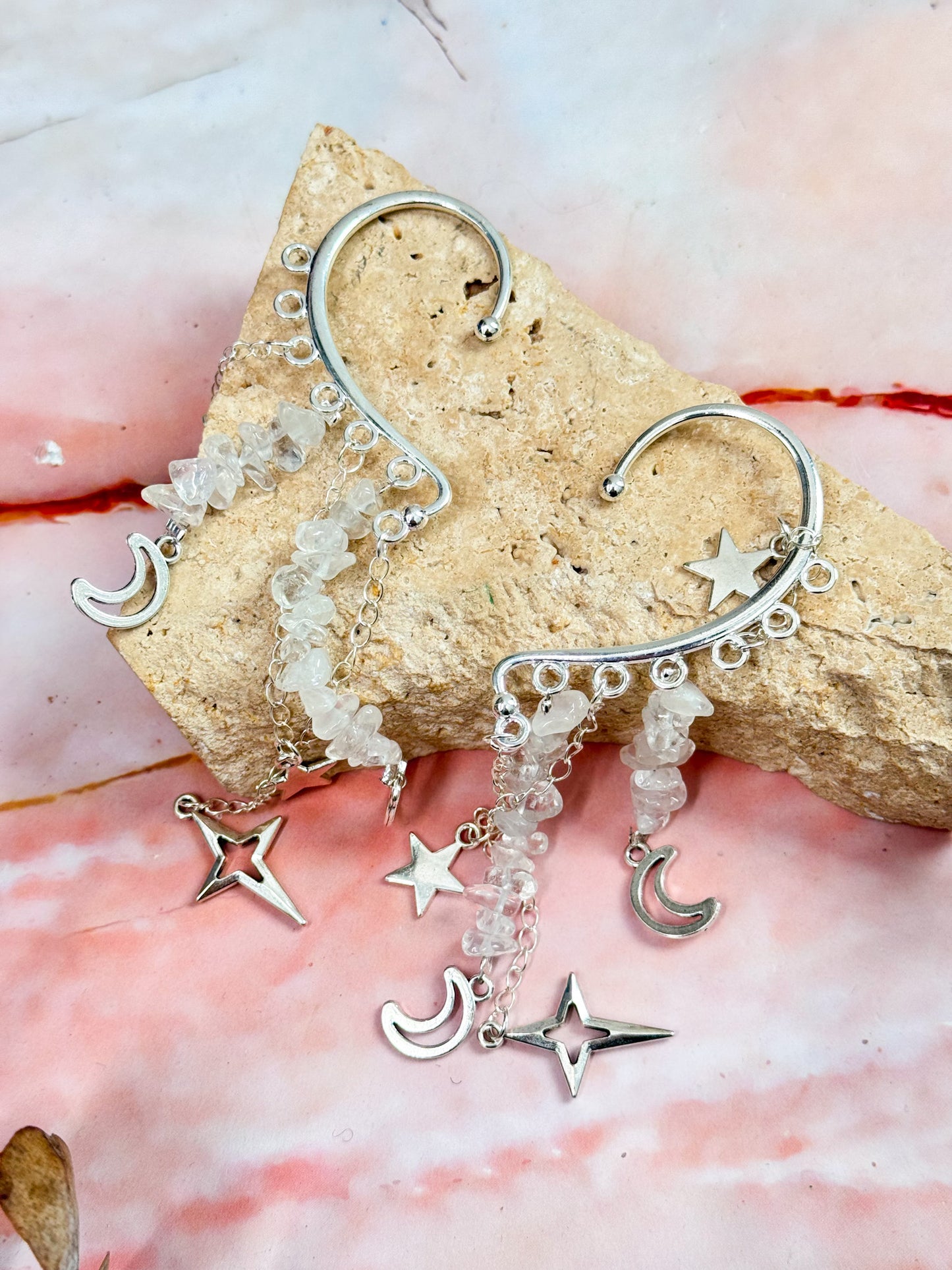 Crystal Fairy Ear Cuffs