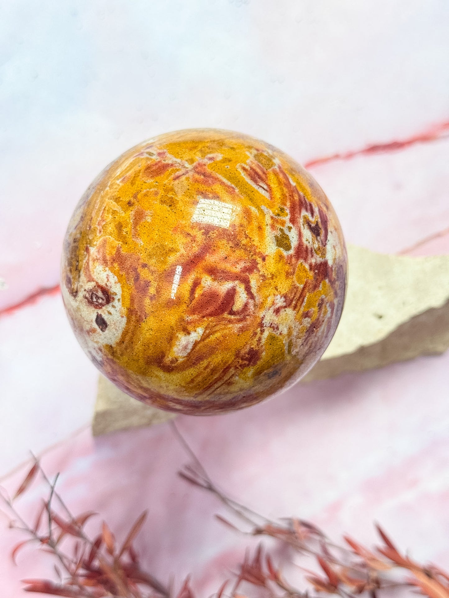 Van Gogh Jasper Sphere