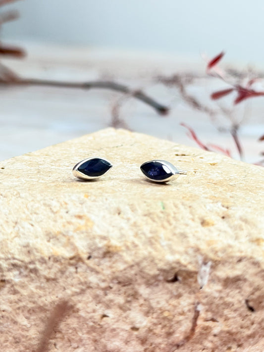 Iolite Studs