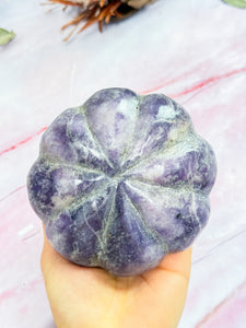 Lepidolite Pumpkin Carving