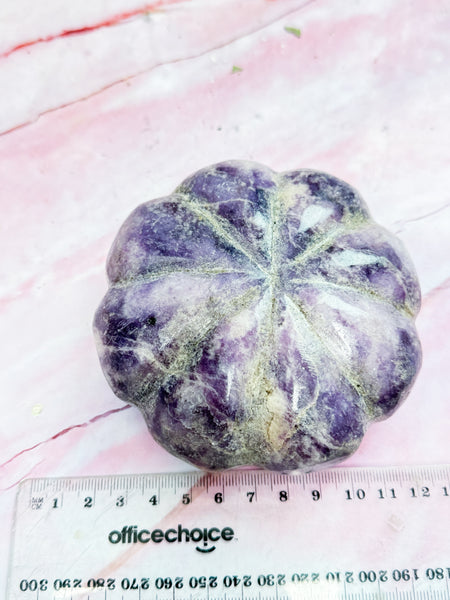 Lepidolite Pumpkin Carving