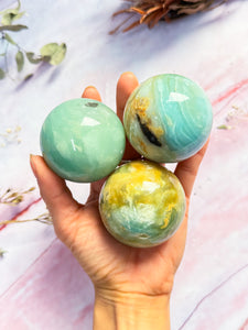 Blue Jasper Spheres