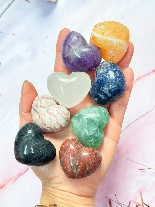 Puffy Crystal Hearts