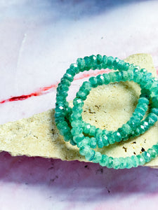 Faceted Green Kyanite Bracelets