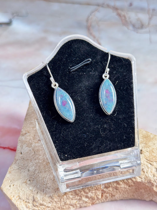 Ruby in Kyanite Earrings