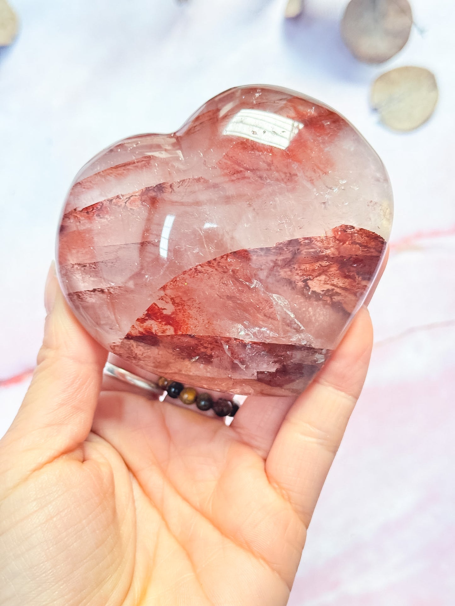 Fire Quartz Hearts