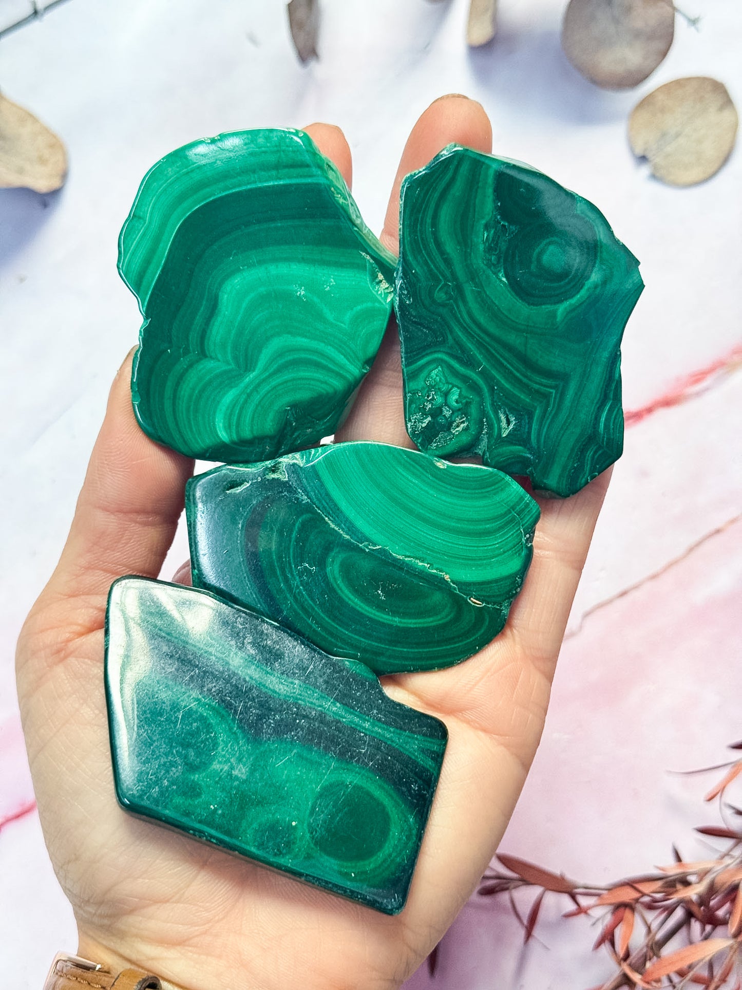 Malachite Slices