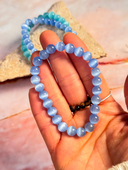 Dyed Selenite Bracelets