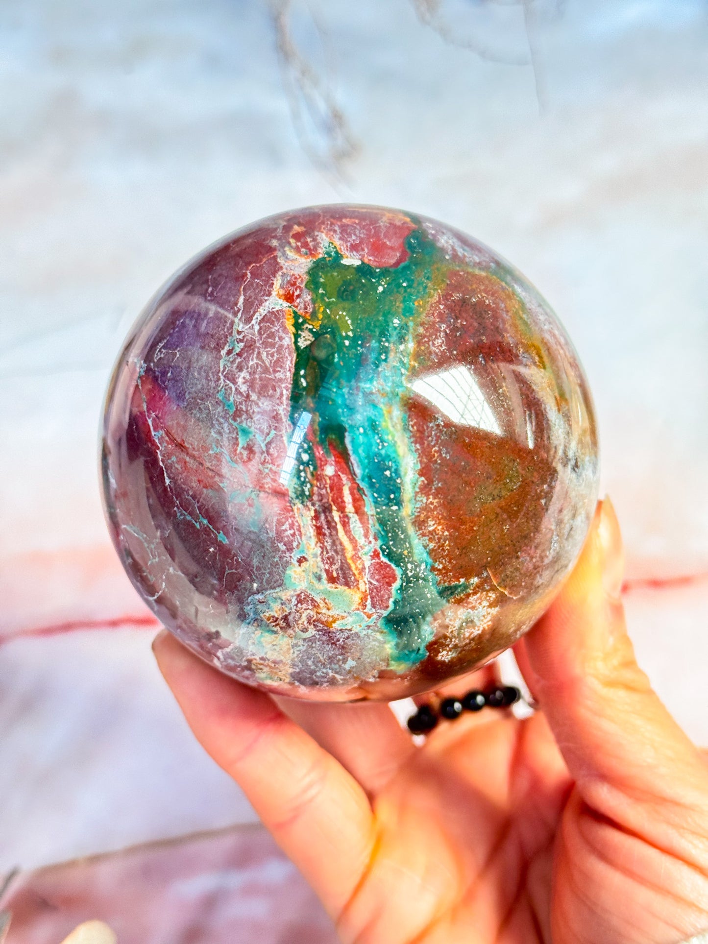 Ocean Jasper Sphere