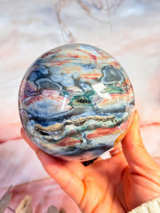 Ocean Jasper Sphere