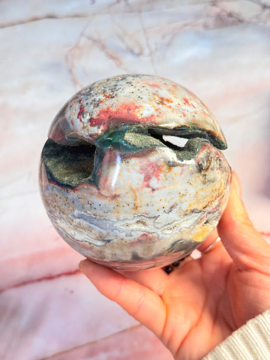 Ocean Jasper Sphere