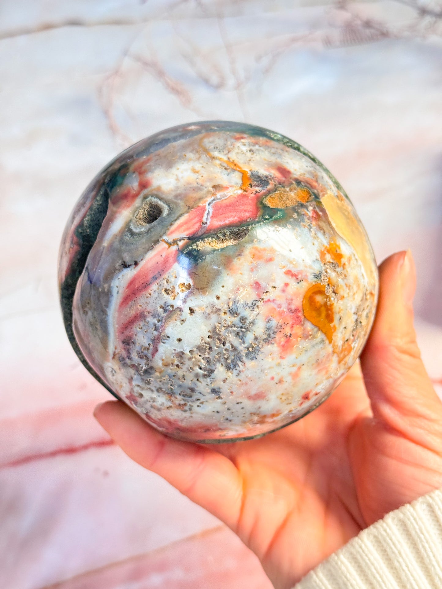 Ocean Jasper Sphere