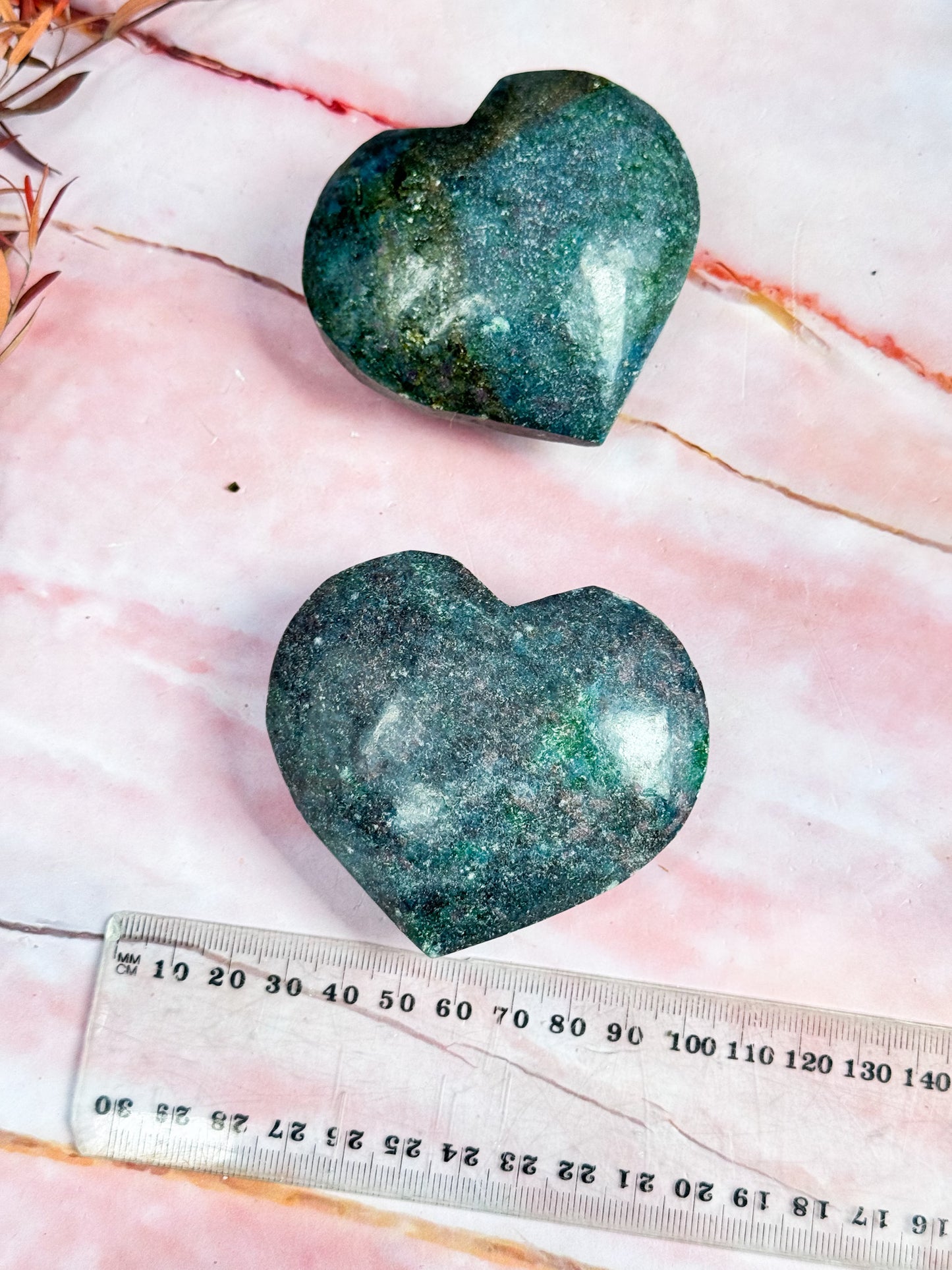 Ruby in Kyanite Hearts