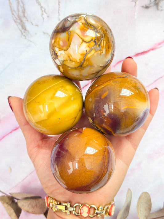 Mookaite Spheres