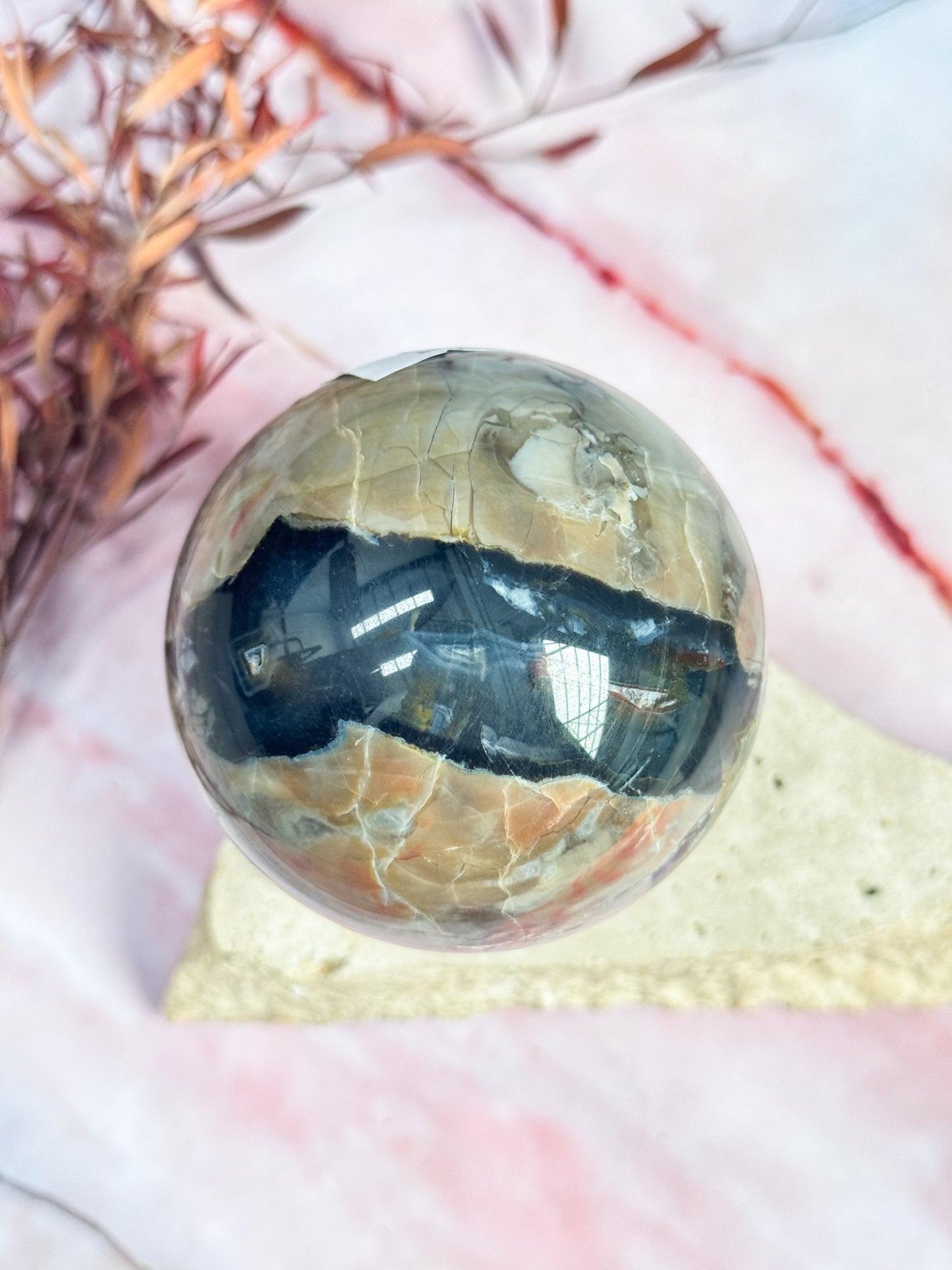 Volcanic Agate Sphere