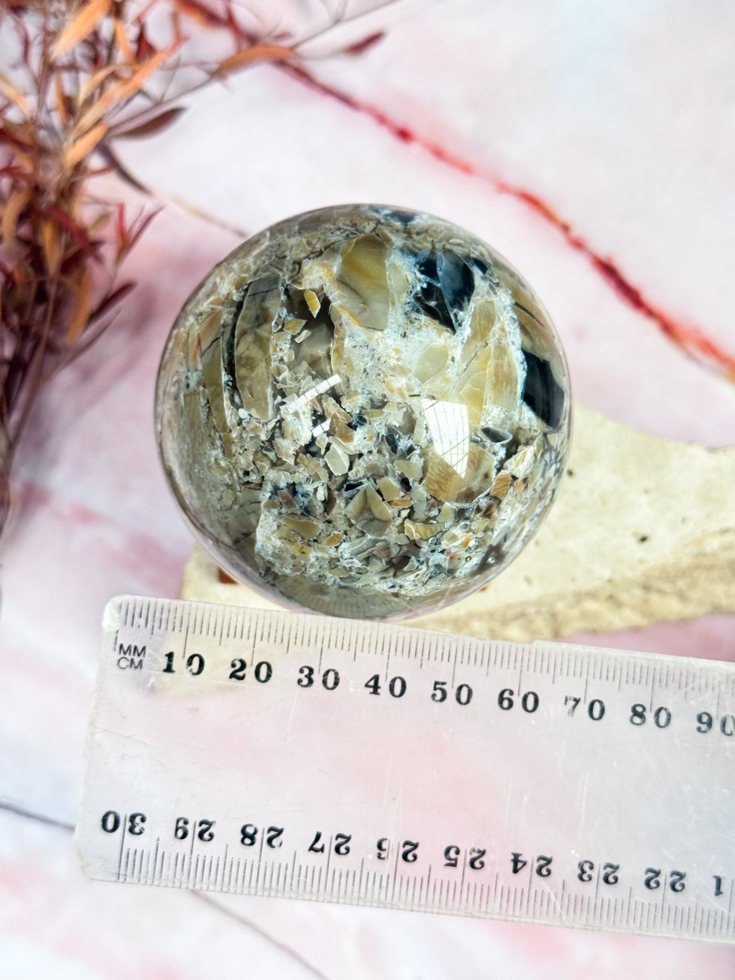 Volcanic Agate Sphere