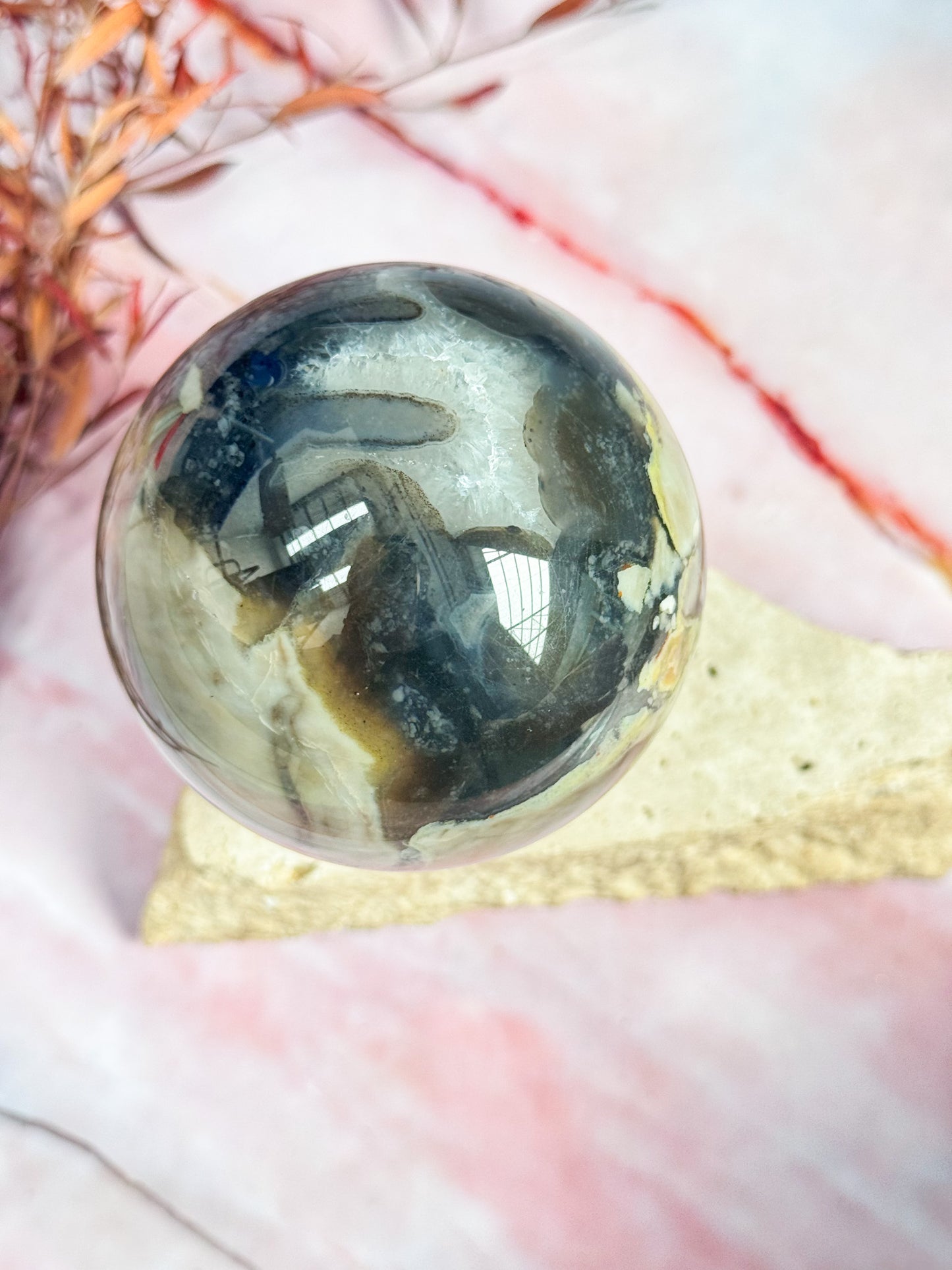 Volcanic Agate Sphere