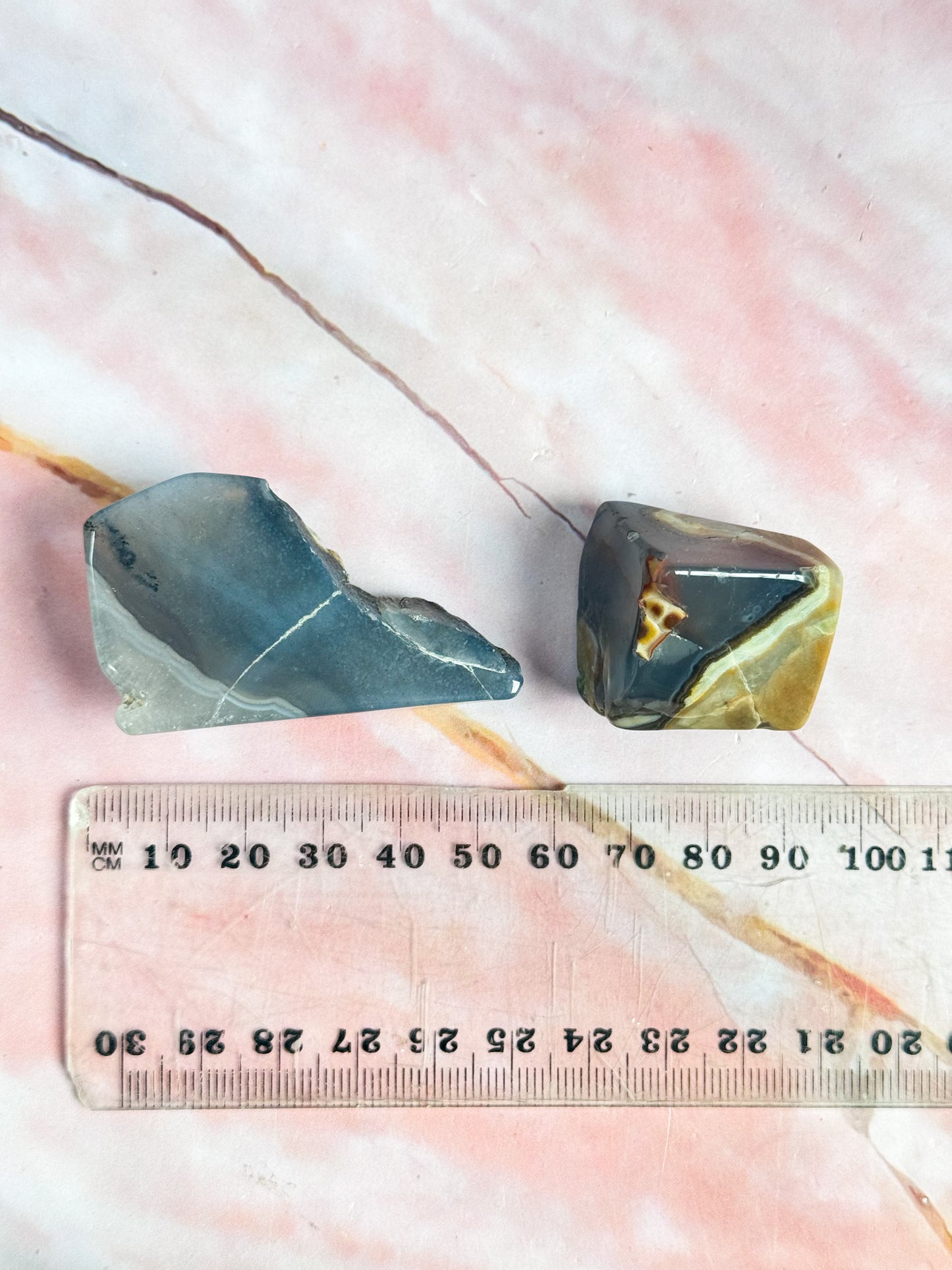 UV Reactive Volcanic Agate Freeforms