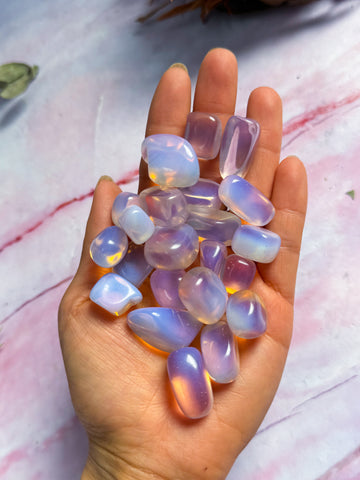 Pink Opalite Tumbles