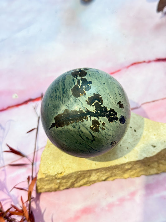 Picture Stone Sphere