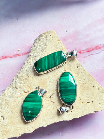 Malachite Pendants