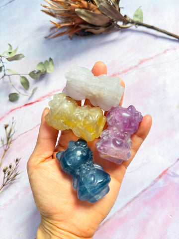 Fluorite HK Carvings