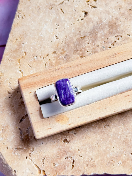 Charoite Rings