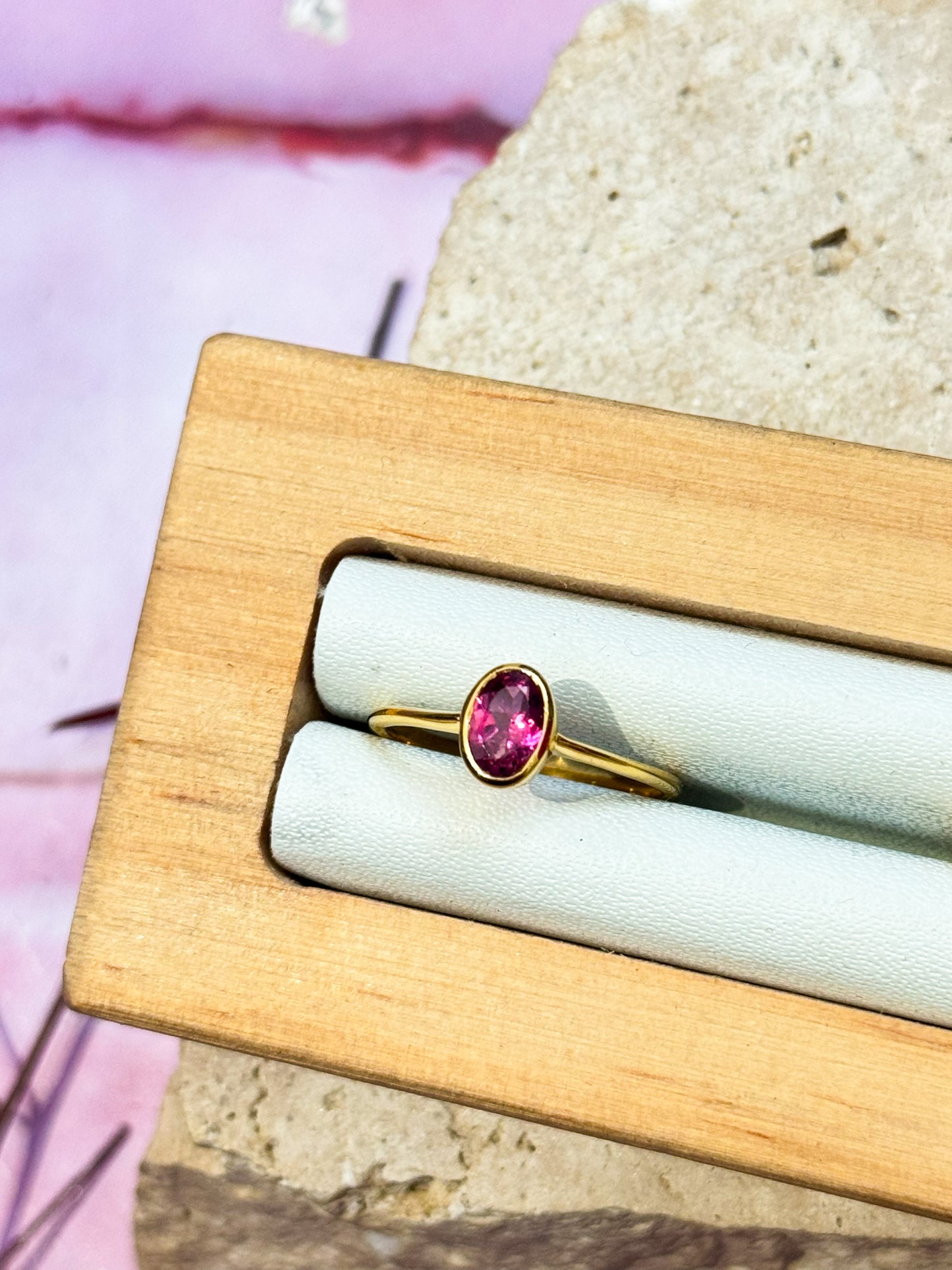 18K Gold Vermeil Dainty Rings
