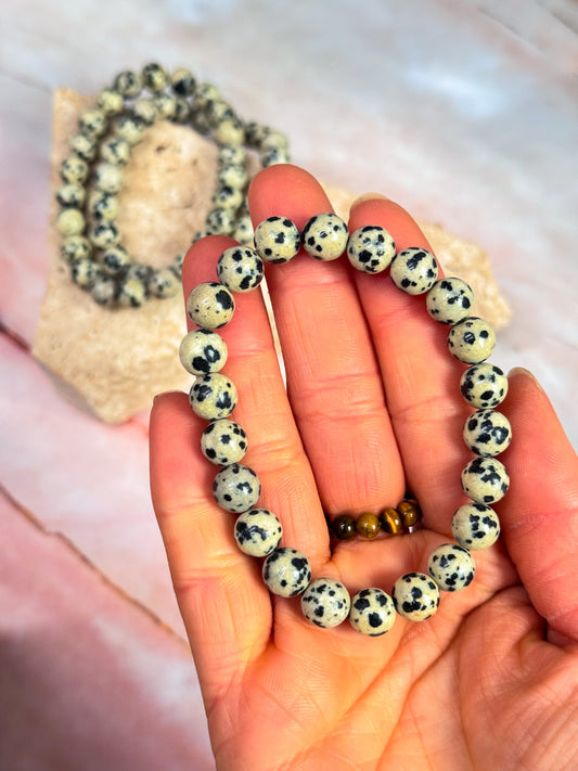 Dalmation Jasper Bracelets