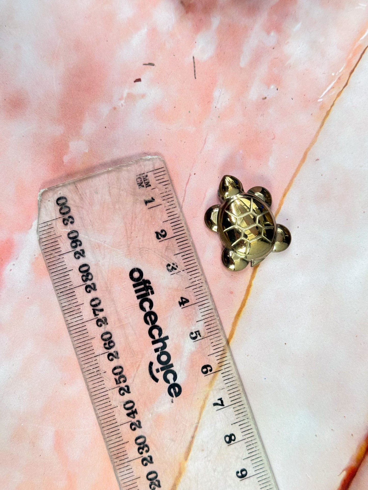 Chalcopyrite Turtle Carvings