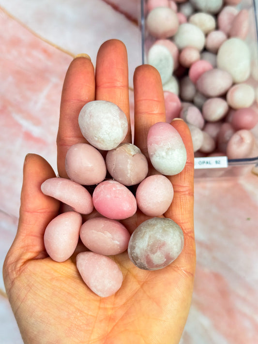 Pink Opal Tumbles