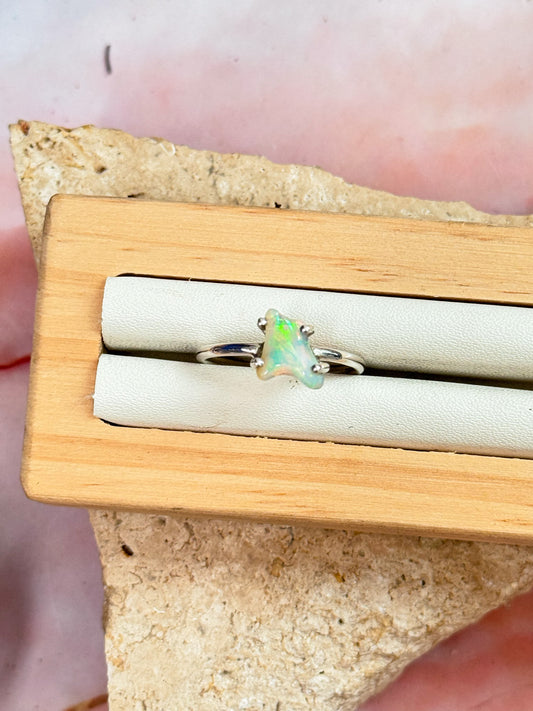 Ethiopian Opal Ring - Size 8