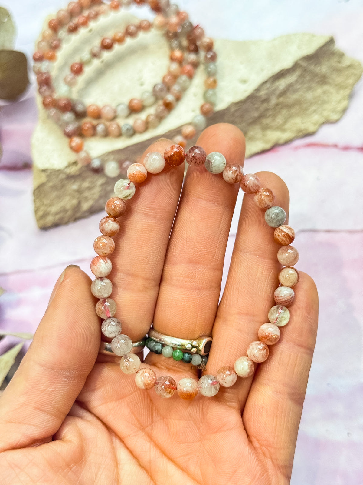 Dainty Sunstone Bracelets