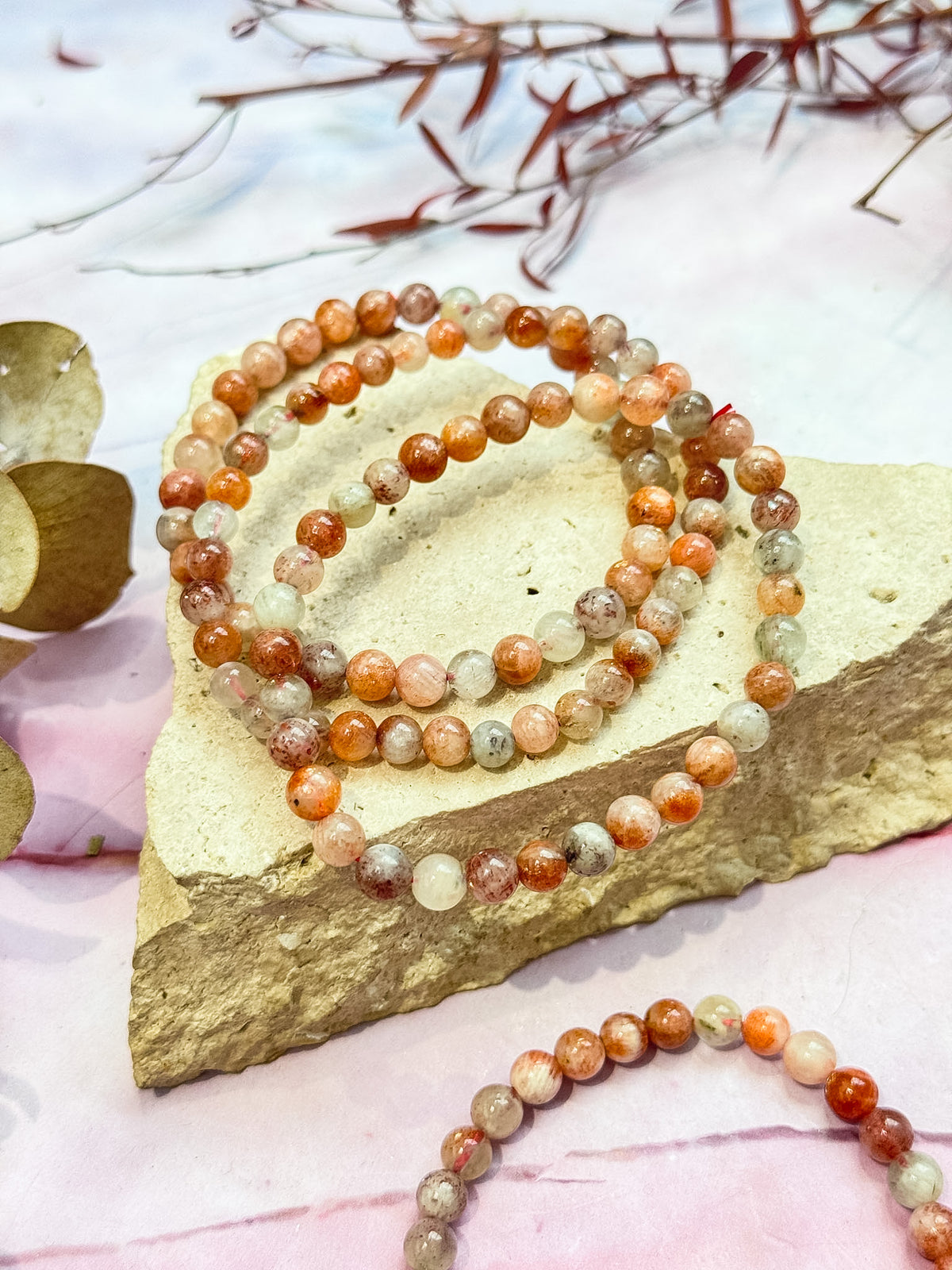 Dainty Sunstone Bracelets