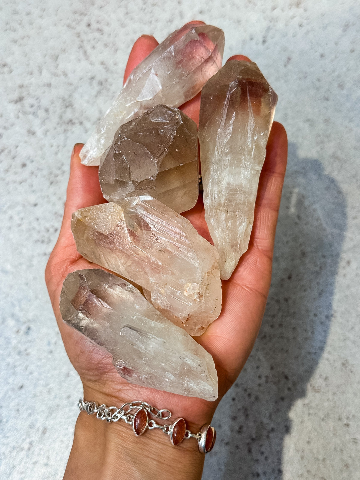 Congo Citrine Rough Points