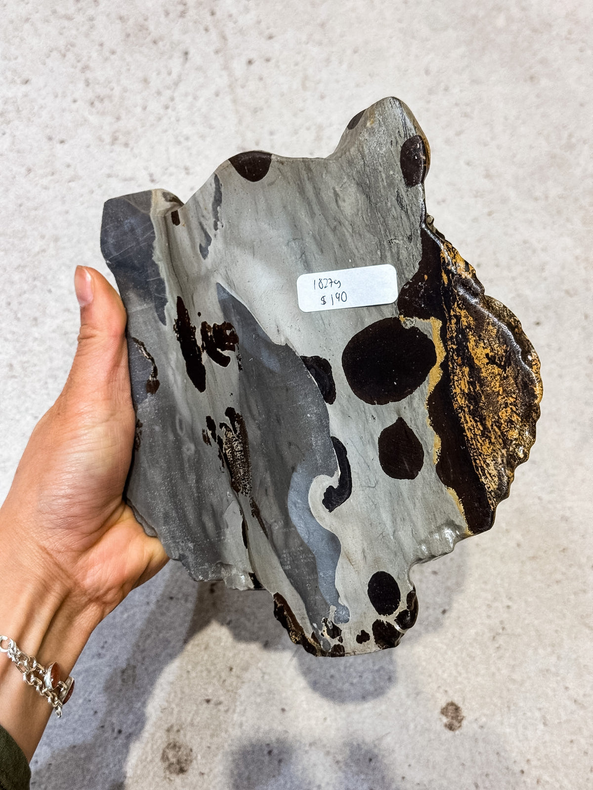 Picture Jasper Tiger Carving