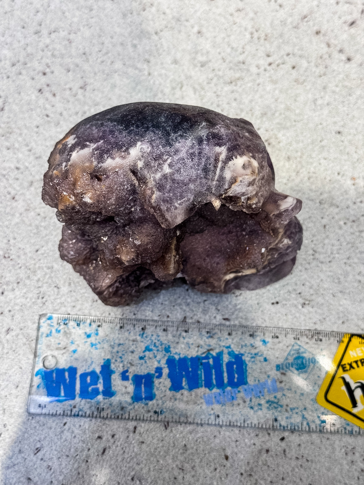 Cluster Fluorite Skull