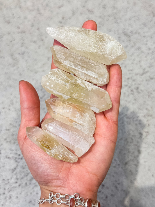 Lemon Quartz Rough Points